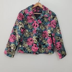 Bala Bala Colorful Floral Print Jacket